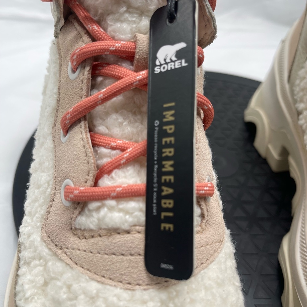 NEW Sorel Brex Cozy Women's Sherpa Lug Sole Waterproof Boots - Picture 8 of 10